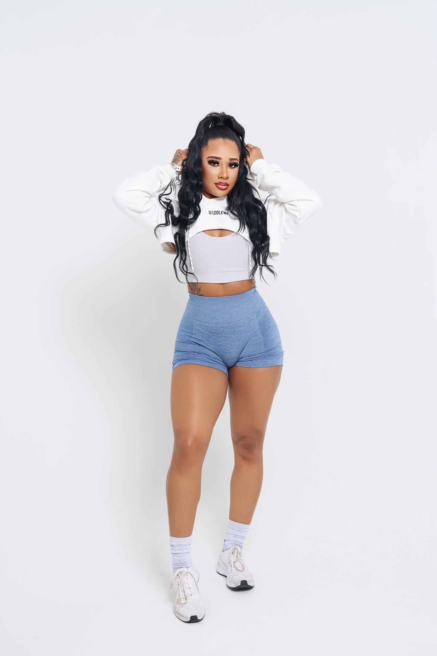 Seamless scrunch shorts