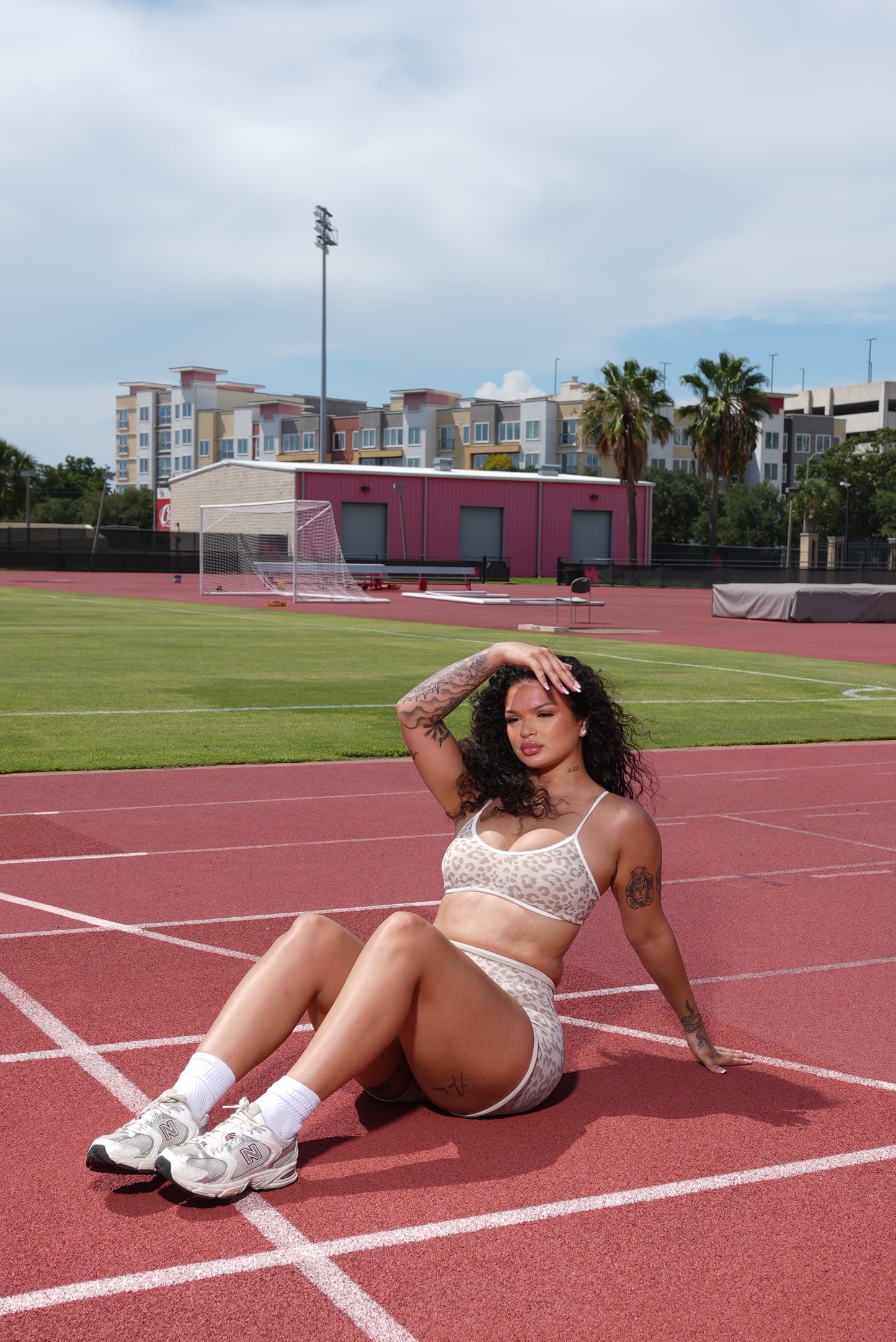 Cheetah two piece set